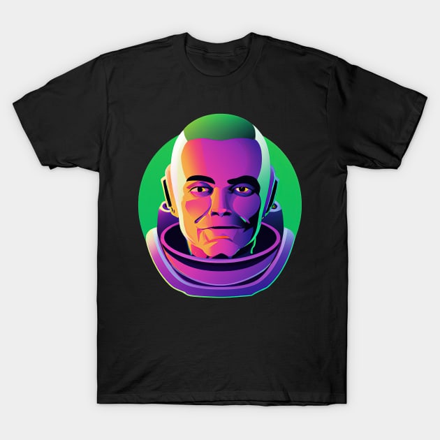 Spooky Astronaut Halloween Space Mission Retro T-Shirt by BetterManufaktur